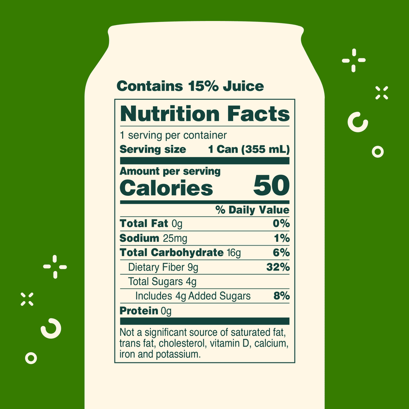 Olipop Lemon Lime 12oz Can