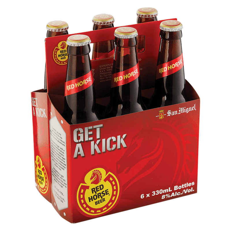 San Miguel Red Horse Beer 6pk 12oz Btl