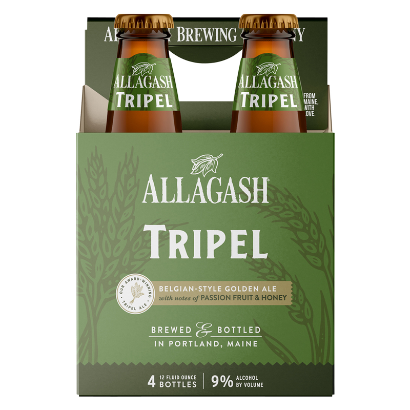 Allagash Tripel 4pk 12oz Btl 9.0% ABV