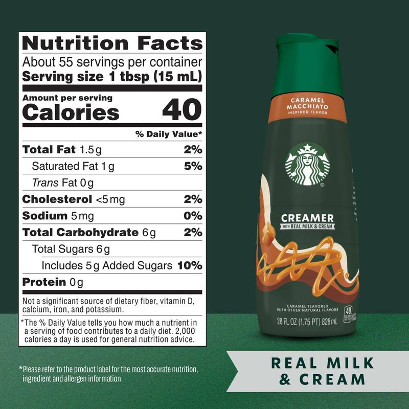 Starbucks Caramel Macchiato Creamer 28oz Btl