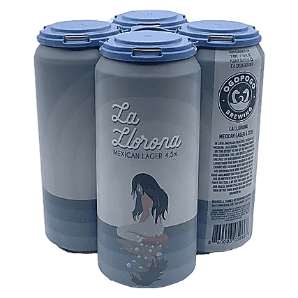 Ogopogo Brewing La Llorona Mexican Lager 4pk 16oz Can
