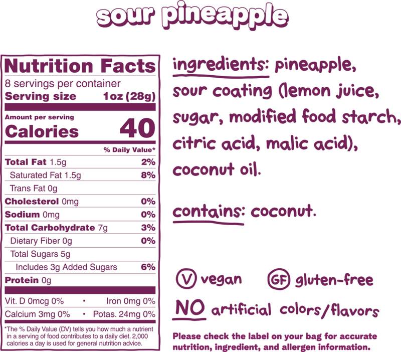 Fruit Riot Frozen Sour Pineapple 8oz