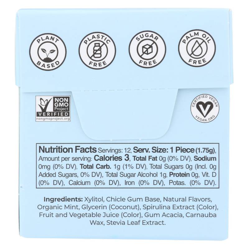 Refresh Gum Peppermint, 12 ct