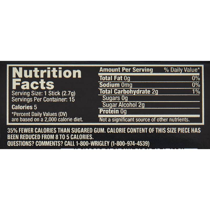 5 Gum Wintermint Ascent 15ct