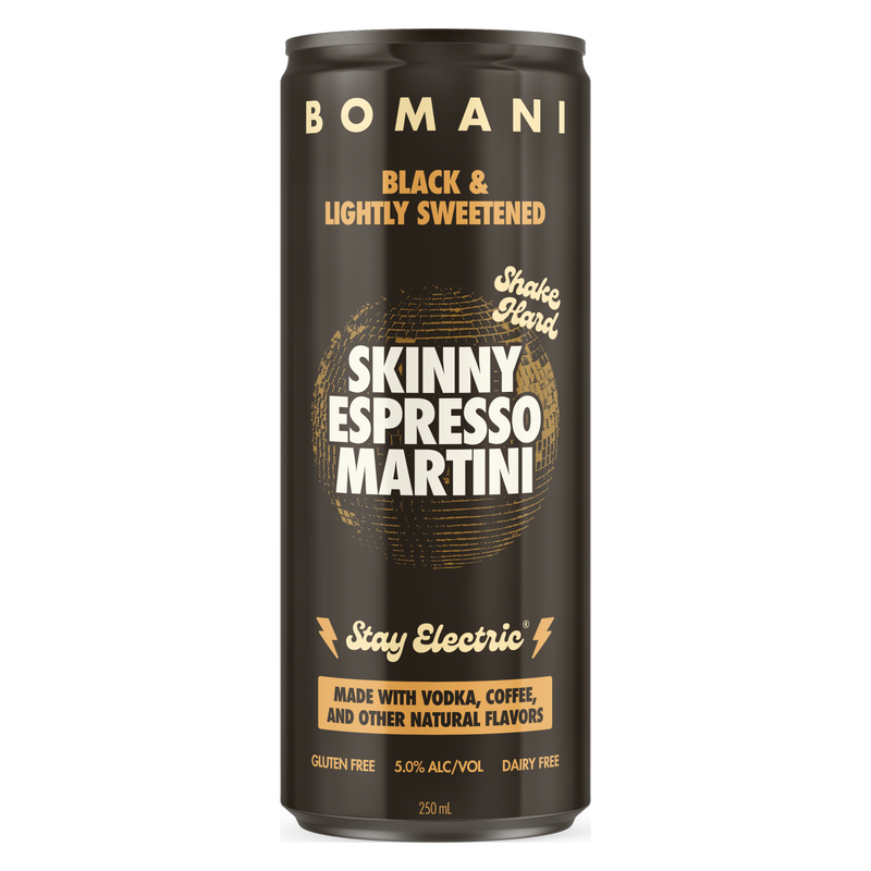 Bomani Skinny Espresso Martini 250ml Can