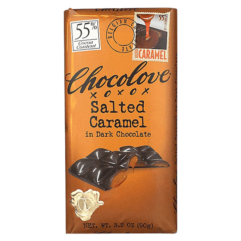 Chocolove Salted Caramel In Dark Chocolate 3.2oz