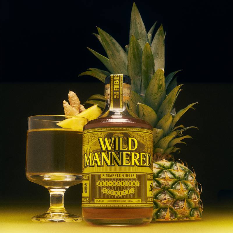 Wild Mannered Pineapple Ginger Cocktail 375ml