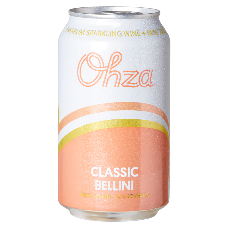 Ohza Peach Bellini Single 12oz Can 5% ABV