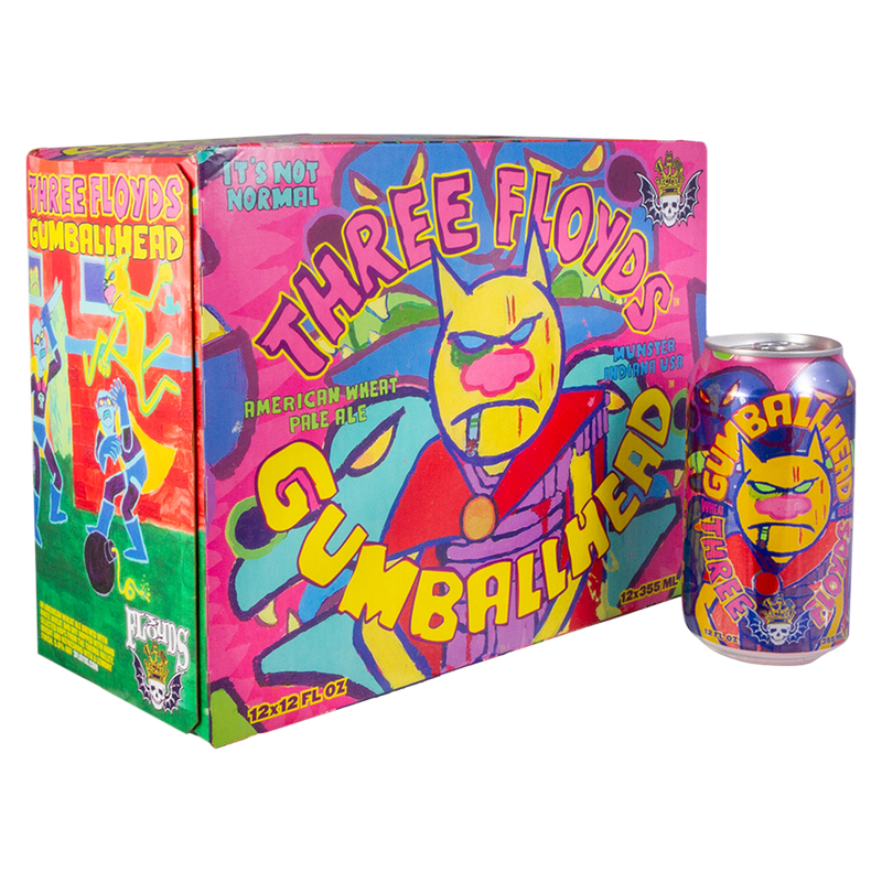 Three Floyds Gumballhead Wheat 12pk 12oz Can 5.6% ABV