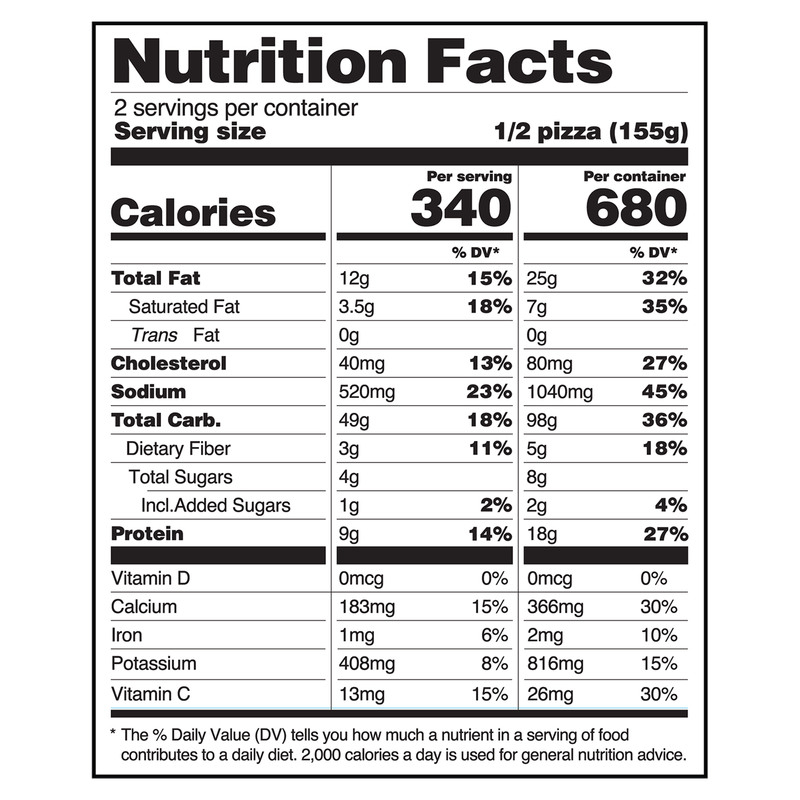 CAULIPOWER Margherita Stone-fired Cauliflower Crust Pizza 11.5in 10.9oz