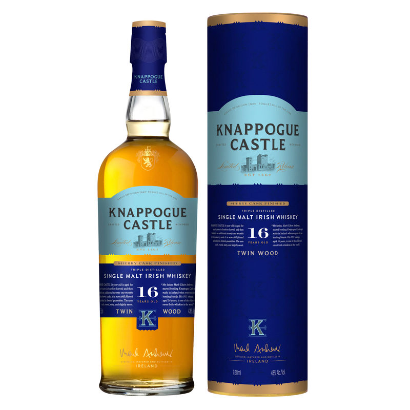 Knappogue 16 Yr Twin Wood 750ml (86 Proof)