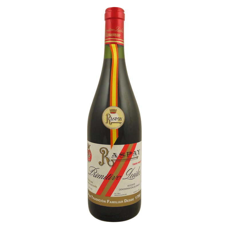 Primitivo Quiles Raspay 2016 750ml