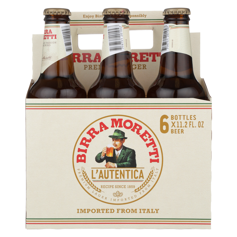 Birra Moretti 6pk 12oz Btl