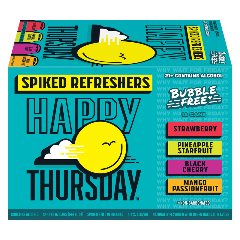 Happy Thursday Variety Pack 12pk 12oz Cans 4.4% ABV
