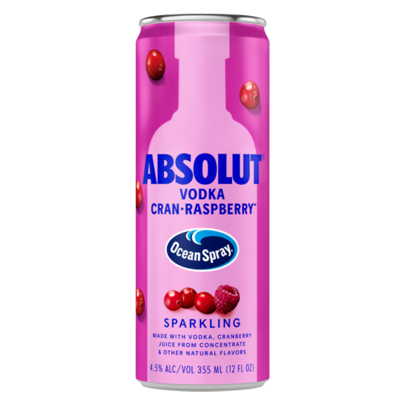 Absolut Ocean Spray Cran-Raspberry 12oz Can