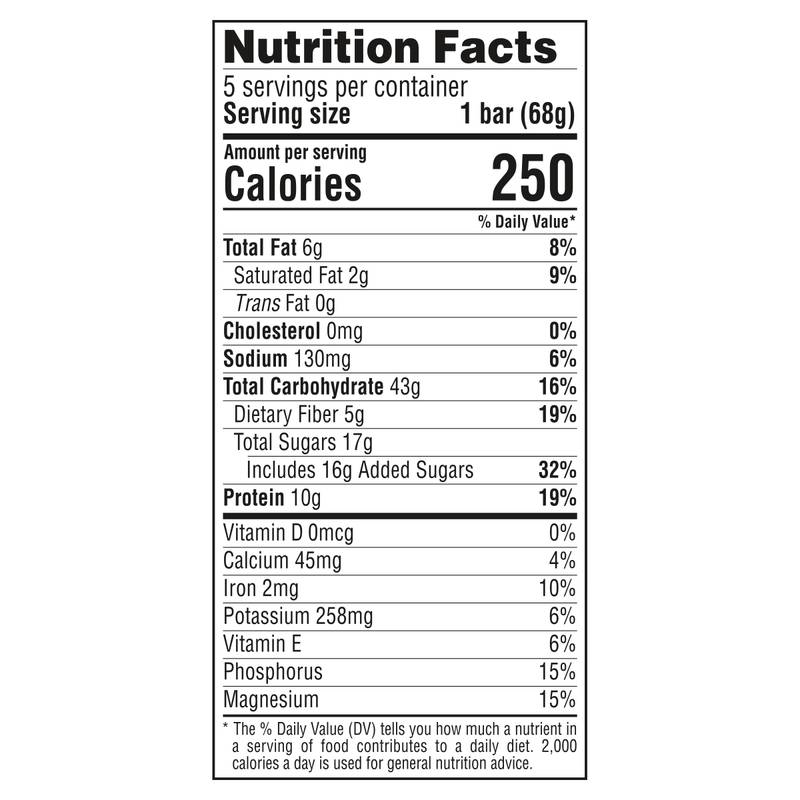 CLIF BAR Chocolate Chip Energy Bars, 2.4 oz (5 Pack)