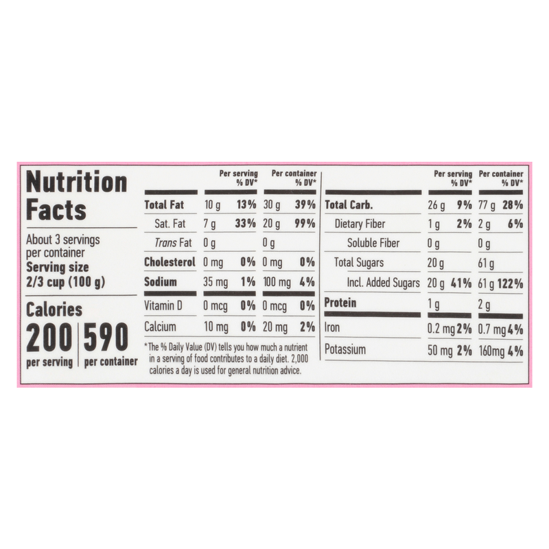 Oatly Non-Dairy Strawberry Ice Cream Pint