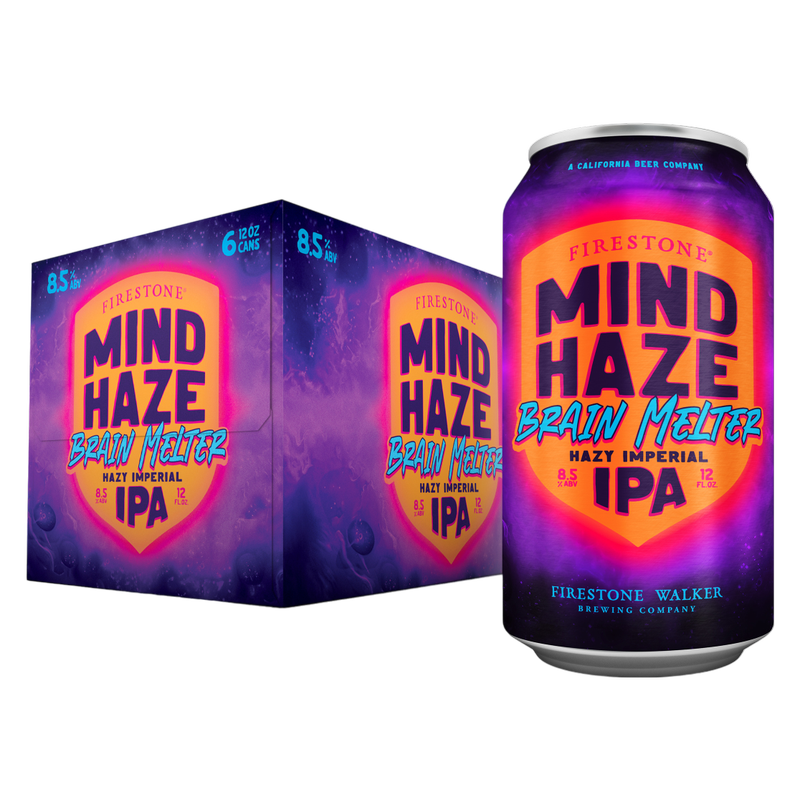 Firestone Walker Brain Melter Hazy IPA 6pk 12oz Can 8.5% ABV