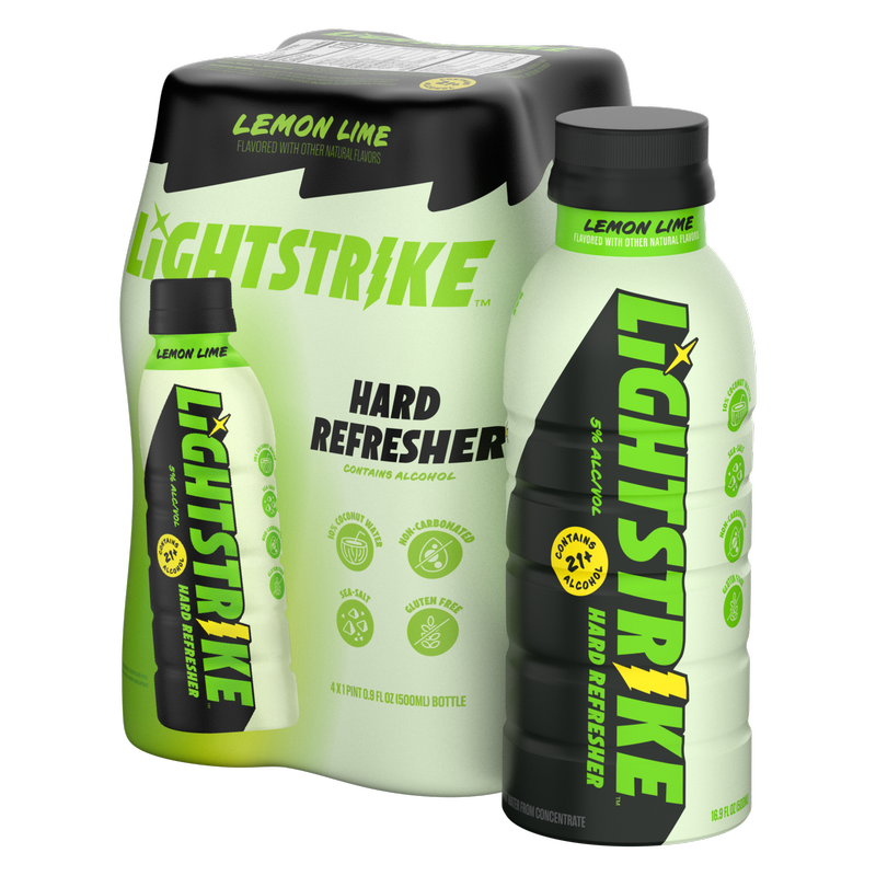 Lightstrike Lemon Lime 4pk 16.9oz Bottle 5% ABV