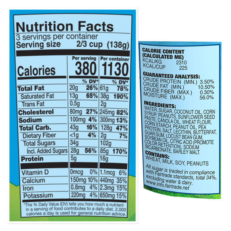 Ben & Jerry's Doggie Desserts Peanut Butter & Pretzel + Chocolate Chip Cookie Dough Ice Cream Bundle