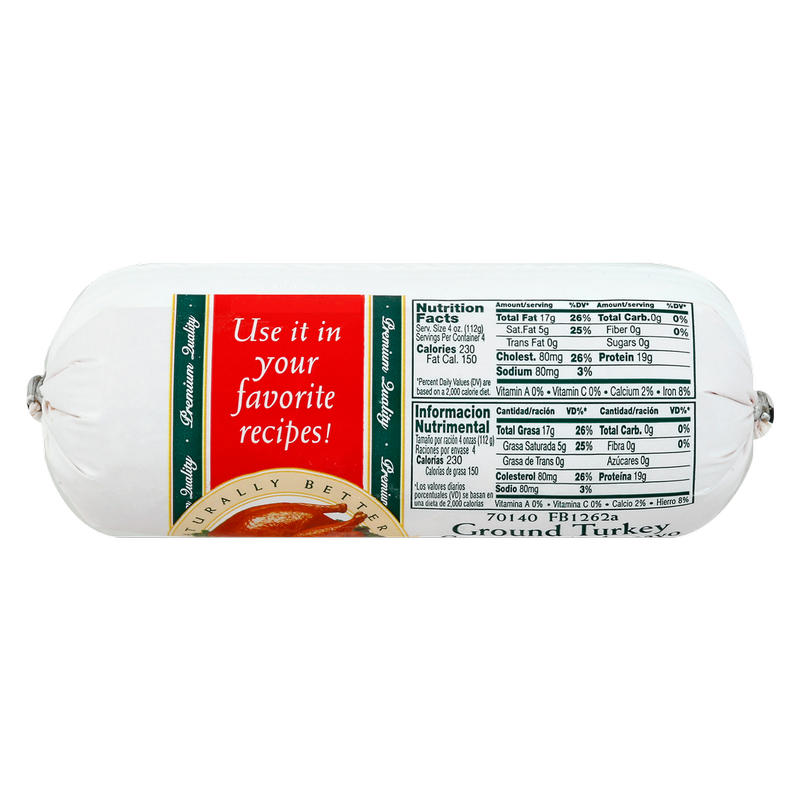 Ground Turkey (Frozen) - 1lb