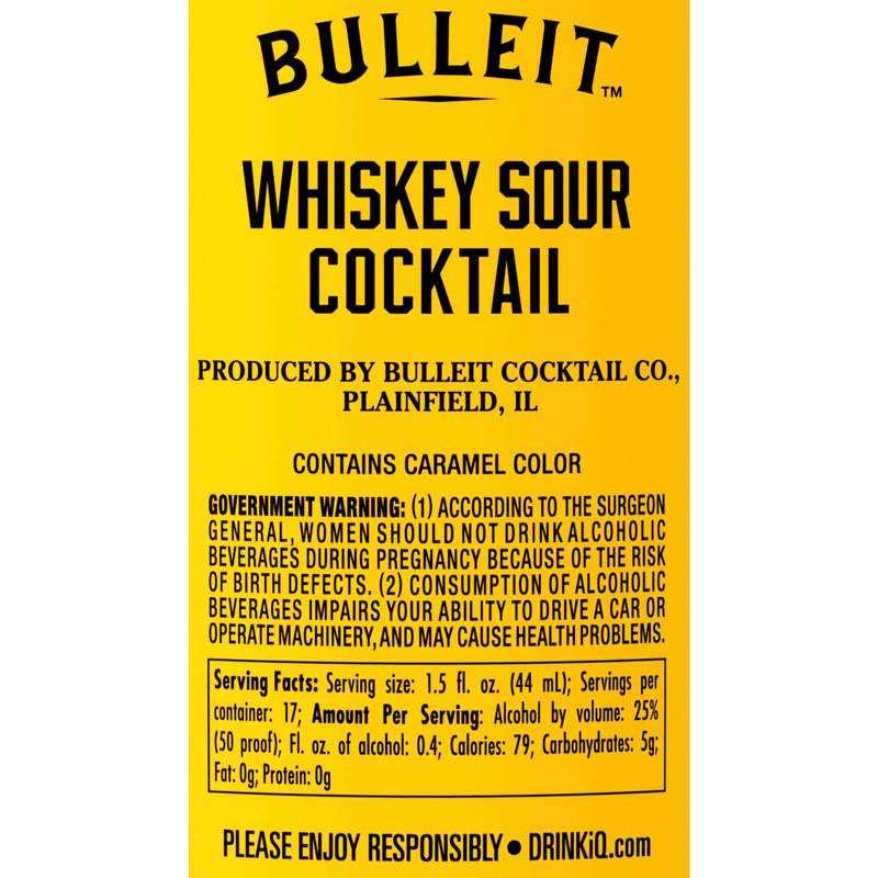 Bulleit Whiskey Sour 750ml