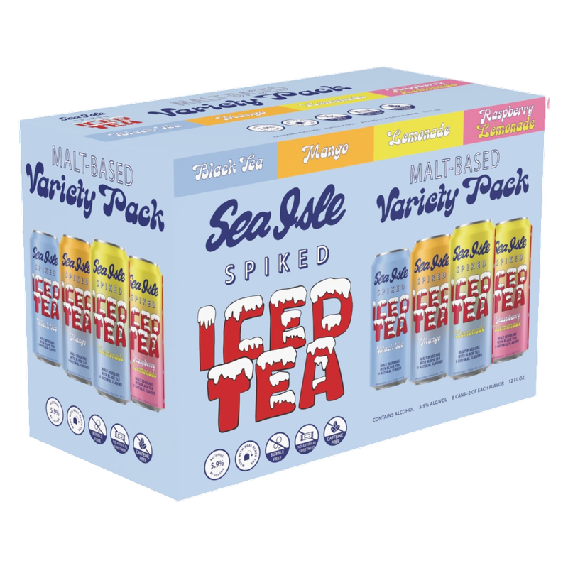 Sea Isle Spiked Tea Variety 12pk 12oz Can 5.9% ABV