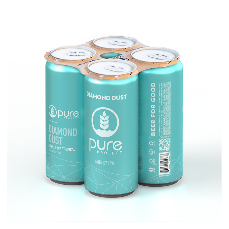 Pure Project Diamond Dust 4pk 16oz Can