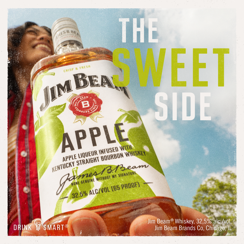 Jim Beam Apple Liqueur with Kentucky Straight Bourbon Whiskey 375ml PET