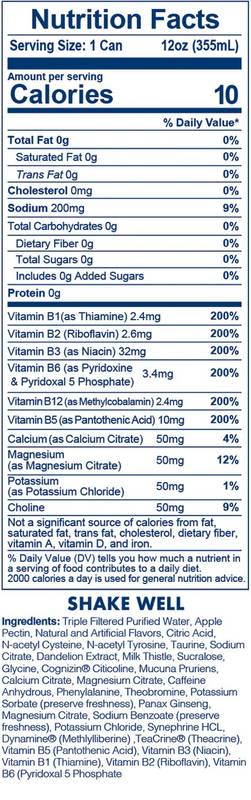 Safety Shot Citrus Splash 4pk 12oz Can