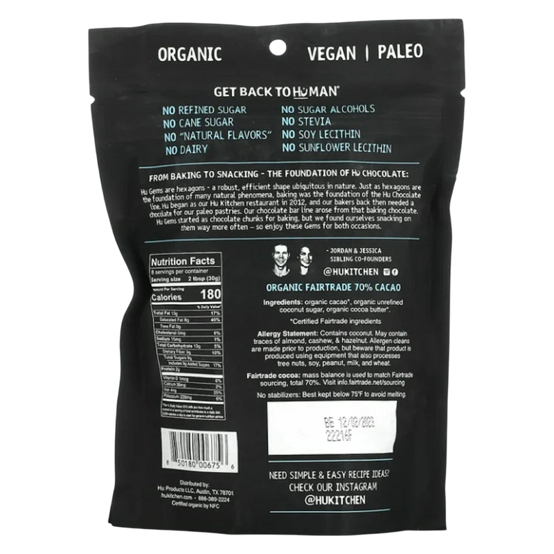 Hu's Snacking & Baking Gems, 9 oz