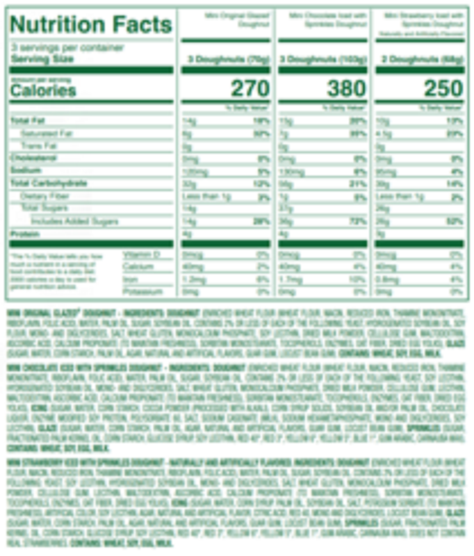 Krispy Kreme® 8-Count Assorted Minis Doughnuts