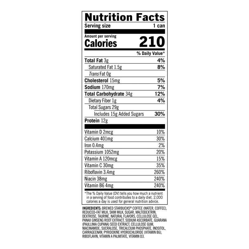 Starbucks Doubleshot Caramel 15oz Can