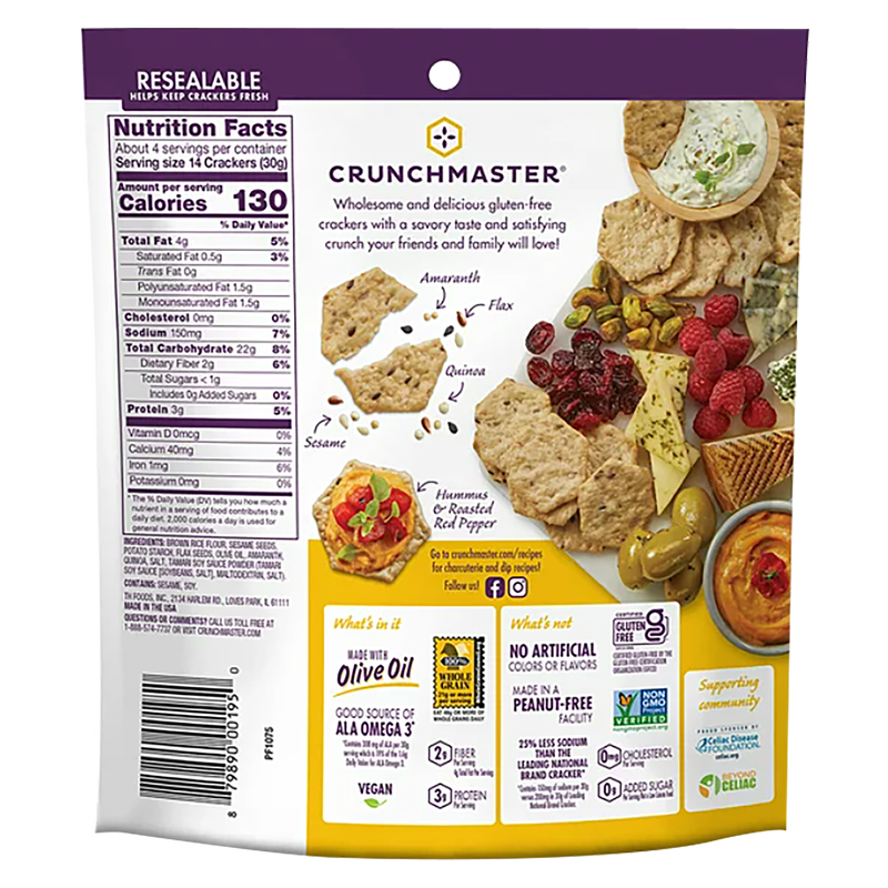 Crunchmaster Multi-Seed Original Crackers 4oz