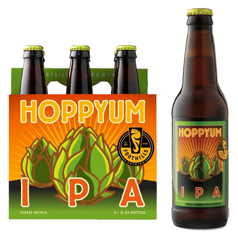 Foothills Hoppyum IPA 6pk 12oz Btl 6.2% ABV