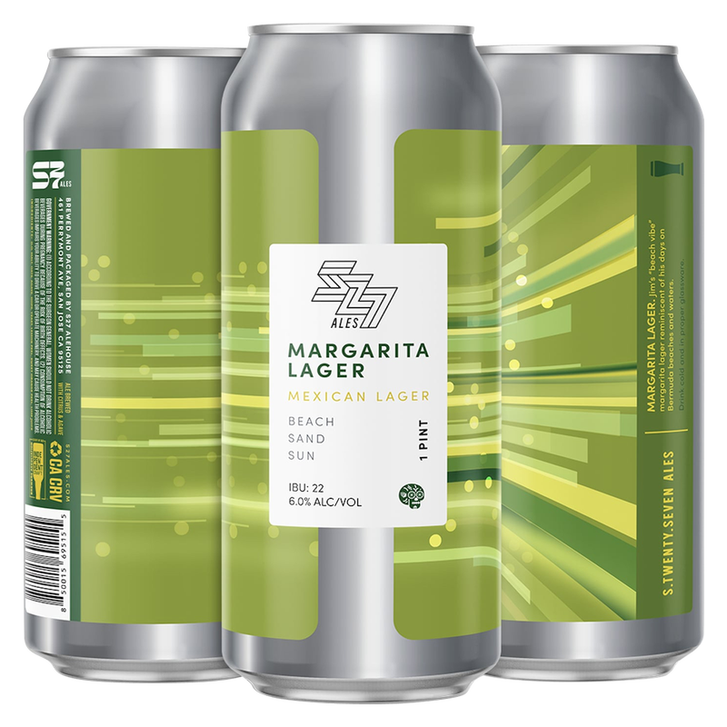 S27 Alehouse & Brewery Margarita Mexican Lager 4pk 16oz