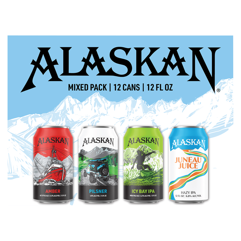 Alaskan Brewing Mixed Can Pack 12pk 12oz Can