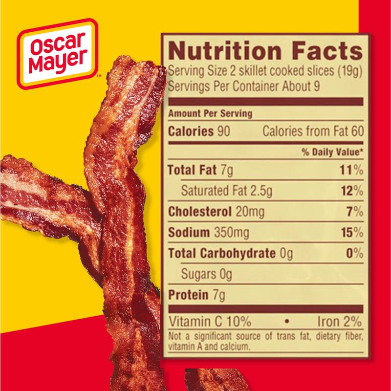 Oscar Mayer Naturally Hardwood Smoked Bacon - 16oz