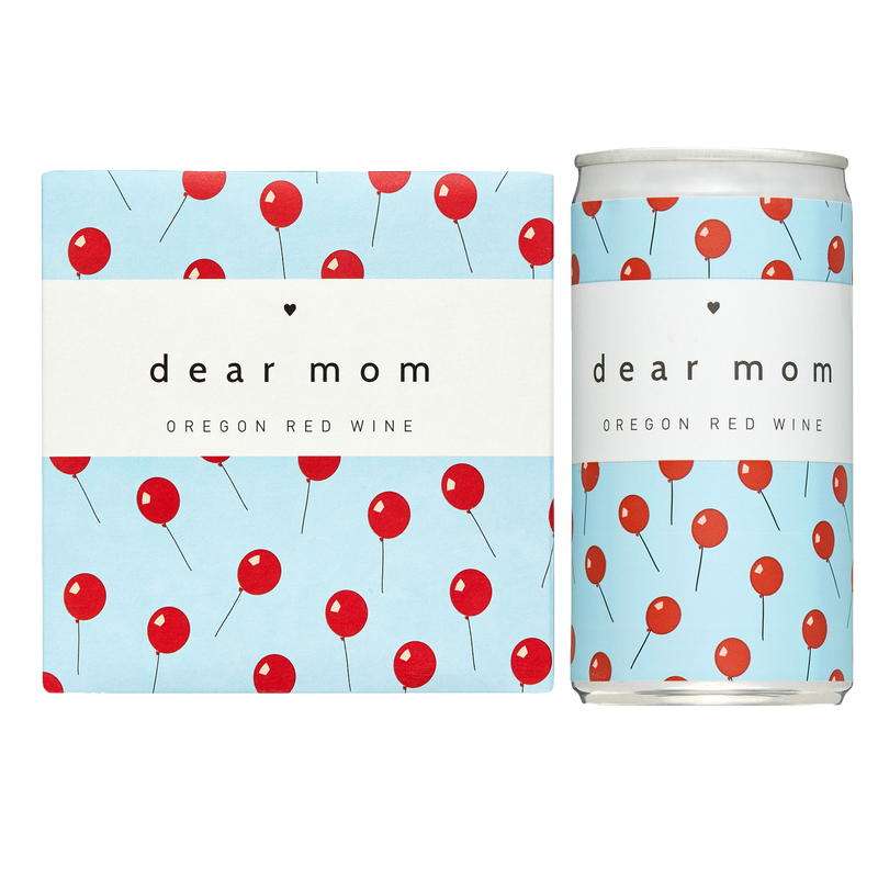 Dear Mom Oregon Red Wine 4pk 187 ml Can