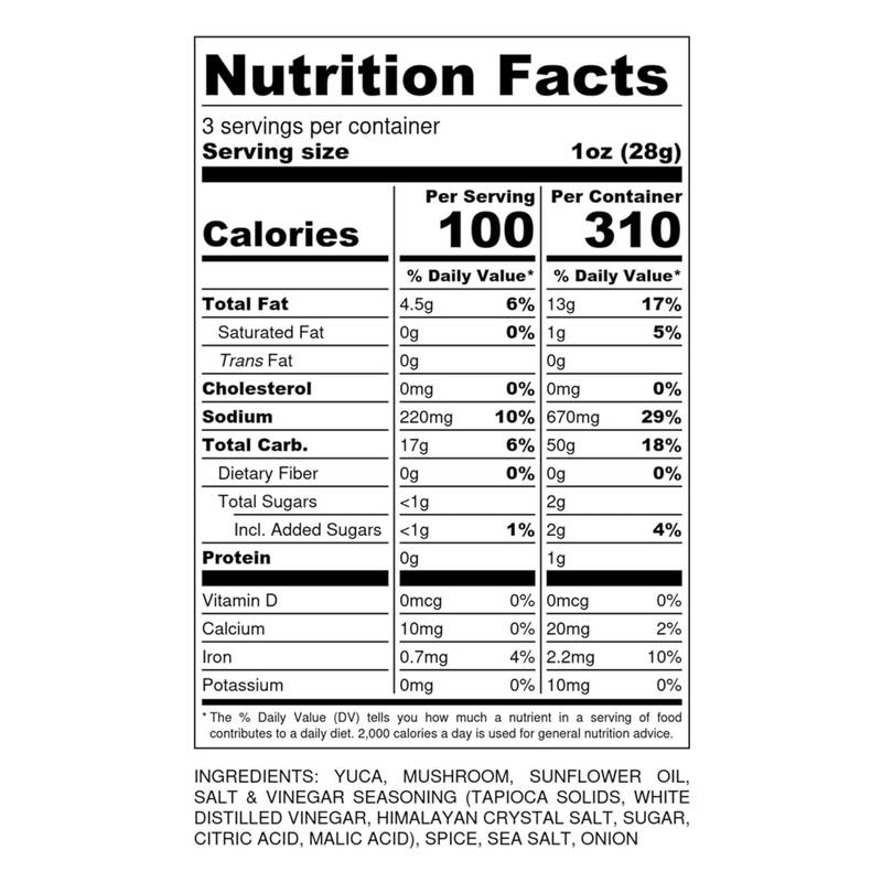 SNACKLINS Sea Salt & Vinegar Plant Crisps, 3oz