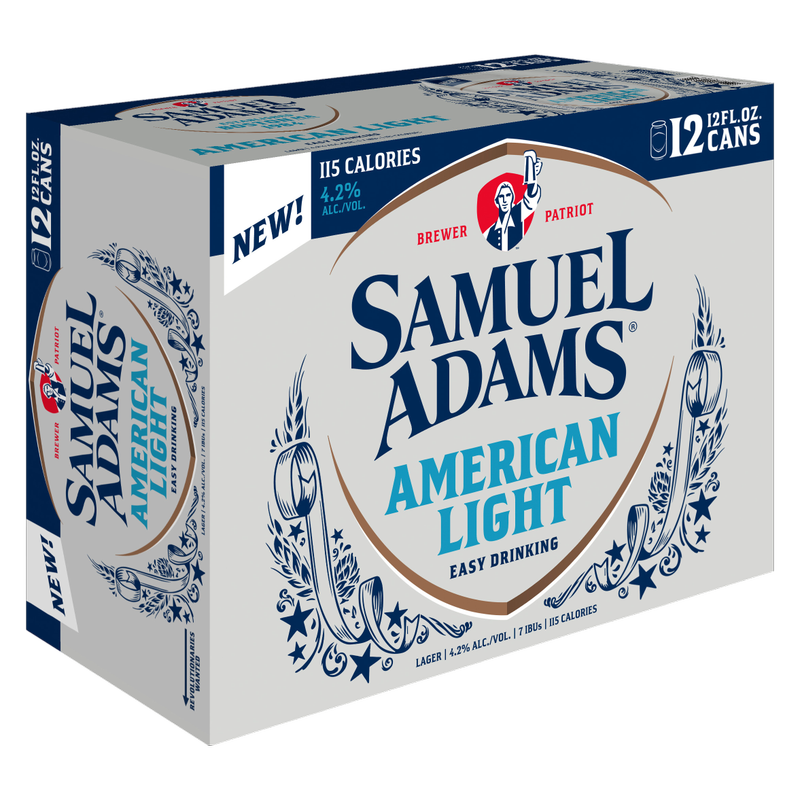 Sam Adams American Light 12pk 12oz Can 4.2% ABV