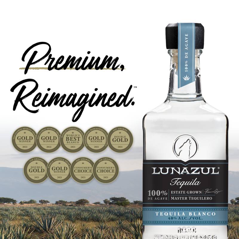 Lunazul Blanco Tequila 1L