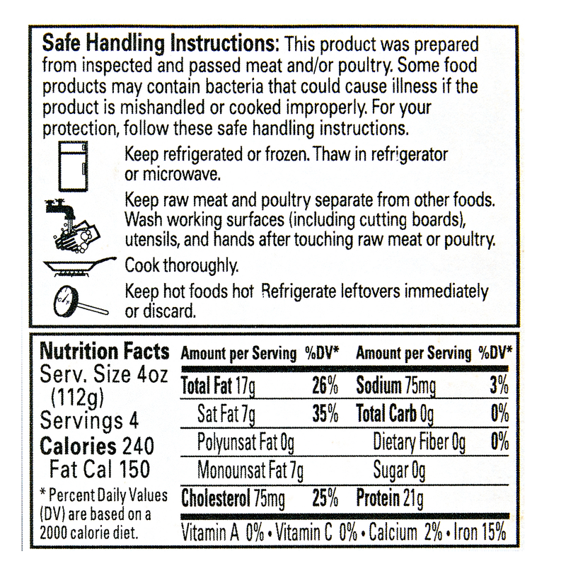 Organic Prairie Frozen 85/15 Ground Beef - 16oz