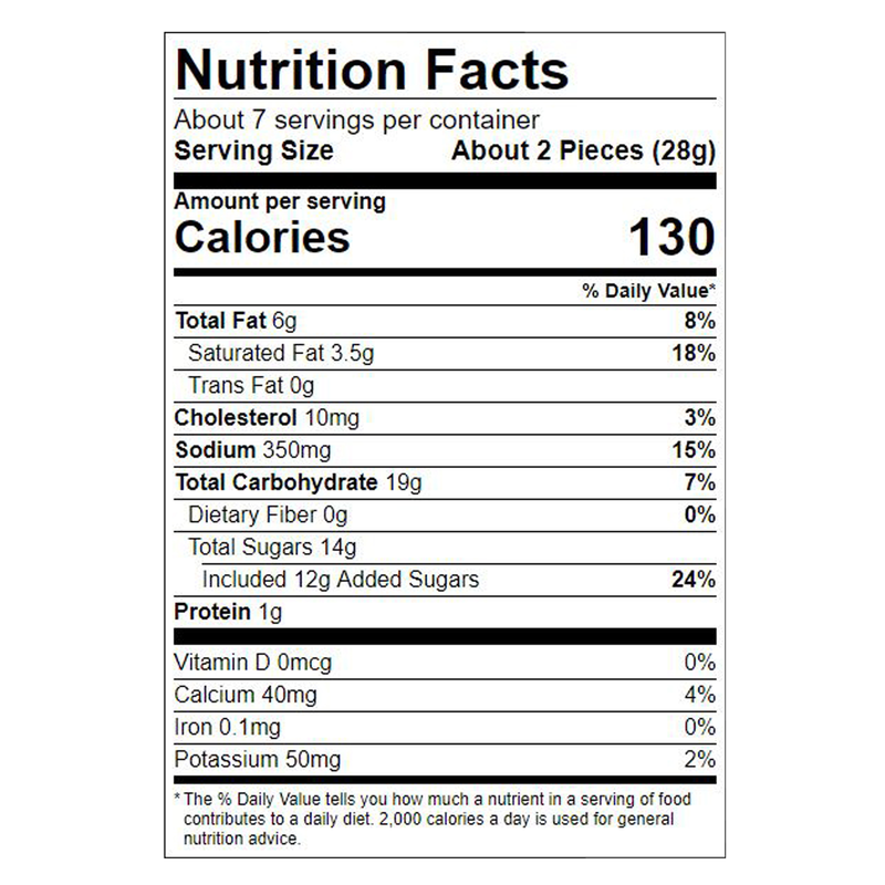 Sanders Milk Chocolate Sea Salt Caramels 7oz