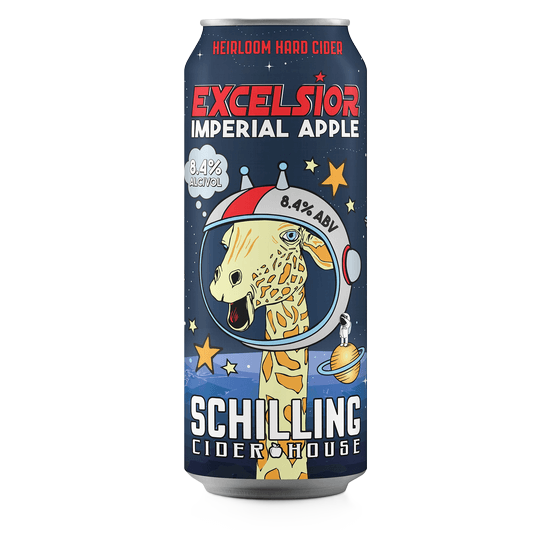 Schilling Excelsior Imperial Apple 19.2oz Can