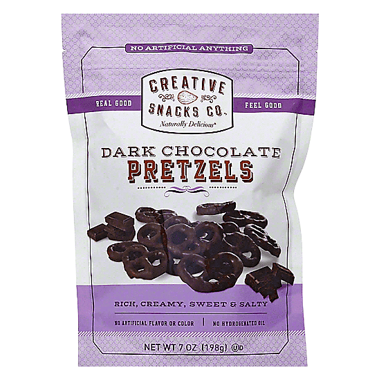 Creative Snacks. Dark Chocolate Pretzels 7oz