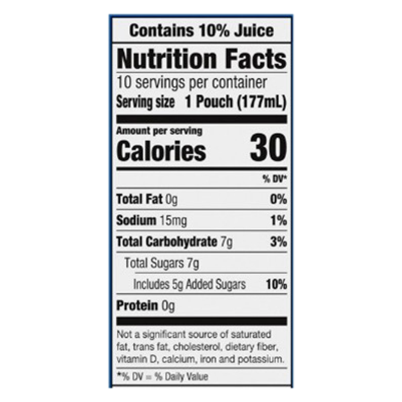 Capri Sun Strawberry Kiwi 10pk 6oz Pouch