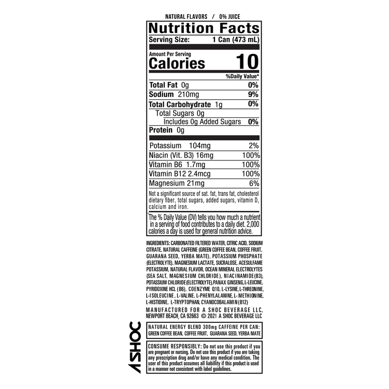 ASHOC Orange Freeze 16oz