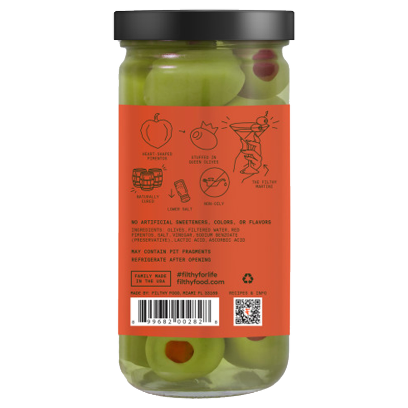 Filthy Pimento Stuffed Olives 8oz