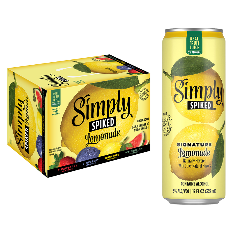Simply Spiked Lemonade Variety Pack 12pk 12oz Can 5.0% ABV